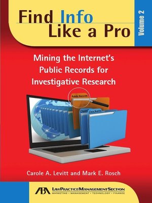 cover image of Find Info Like a Pro